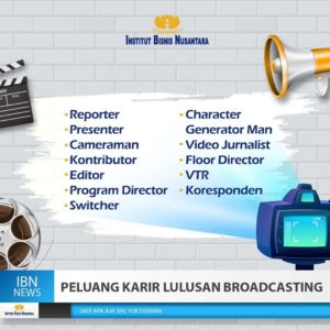 Read more about the article PELUANG KARIR LULUSAN BROADCASTING