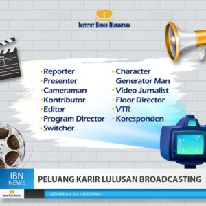 Read more about the article PELUANG KARIR LULUSAN BROADCASTING