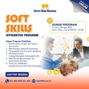 Read more about the article SOFT SKILLS INTEGRATED PROGRAM