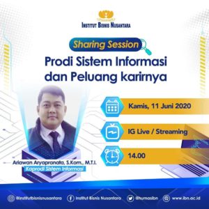 Read more about the article Sharing Session Prodi Sistem Informasi dan Peluang Karirnya