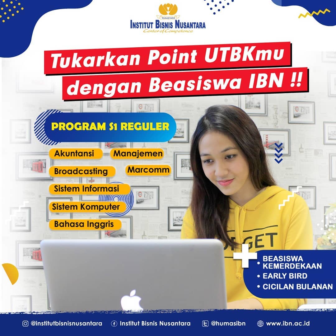 You are currently viewing Tukarkan Point UTBKmu dengan Beasiswa IBN!!