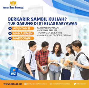 Read more about the article BERKARIR SAMBIL KULIAH? YUK GABUNG DI KELAS S1 KARYAWAN IBN