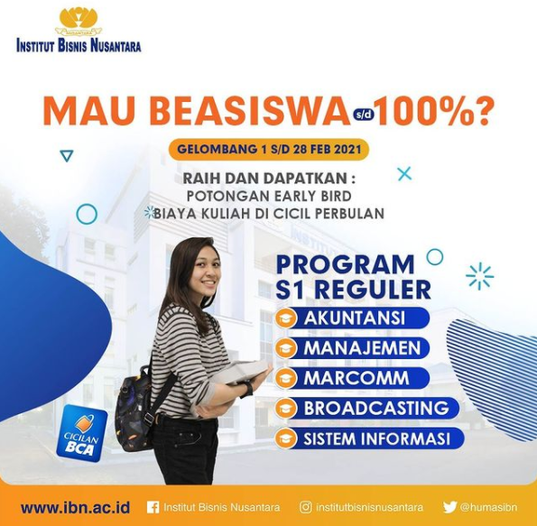 You are currently viewing MAU KULIAH DENGAN BEASISWA s/d 100% ??