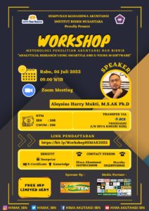 Read more about the article HIMA Akuntansi Sukses Selenggarakan Workshop Metodologi Penelitian