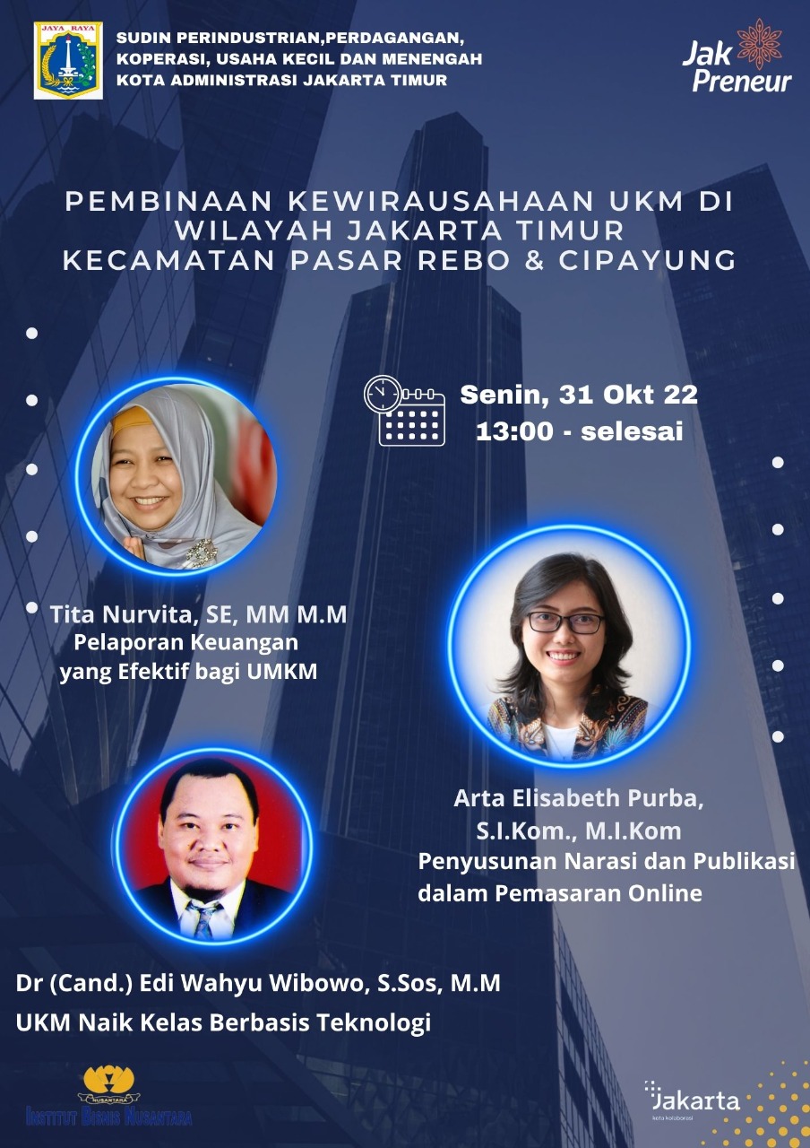 Read more about the article Abdimas IBN Bagi UKM di Kecamatan Pasar Rebo dan Cipayung