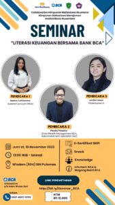 Read more about the article Seminar Literasi Keuangan Bersama Bank BCA